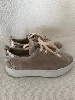 beige luxury Sneaker Paul green super soft