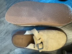 Beige Pantoletten
