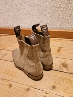Beige Stiefeletten Wildleder 36/37