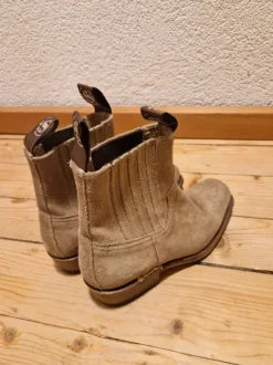 Beige Stiefeletten Wildleder 36/37