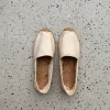 Bequeme beige Espadrilles aus Canvas