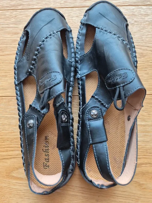 Bequeme Sommer Outdoor-Sandalen Leder