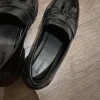 Bershka Black Chunky Sole Tassel Loafers