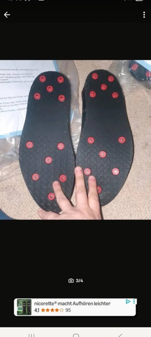 Überziehschuhe für Garten Baustelle oder Glatteis 41 bis 42