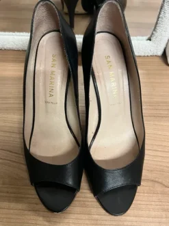 Black San Marina Heels 39