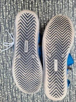 Blaue Leder Schuhe wie neu