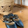 blaue mary janes