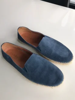 Blauwe loafers