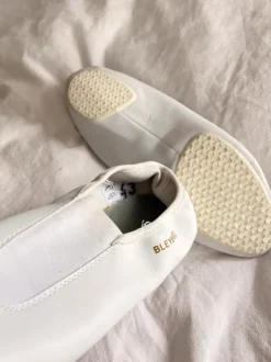 Bleyer Volti Profi Voltigierschuhe Voltigier Schuhe Schläppchen Voltischuhe weiß