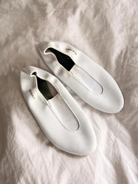 Bleyer Volti Profi Voltigierschuhe Voltigier Schuhe Schläppchen Voltischuhe weiß
