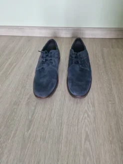 Blue Cox Herren Schuhe Gr. 42 Leder Blau Neu