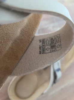 Boho Kork-Sandalen / Zehentrenner Beige Gr. 39/40 – Neu ,Top Zustand!