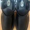 Bollywood Pakistan/ Indien Peshawari Chappal Herrensandalen schwarz Echtleder Herrenschuhe Gr.46