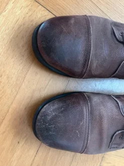 Boots - braunes Leder