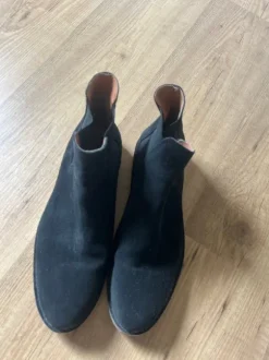 Boots en daim noire