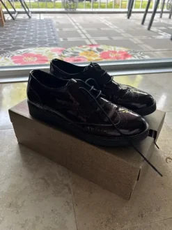 Bordeaux laké schoenen