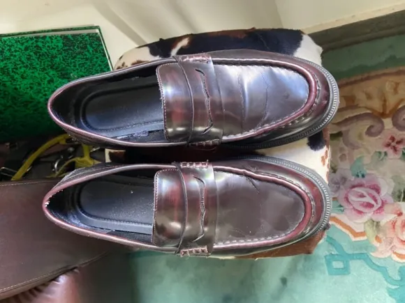 Bordeaux Loafers Bershka