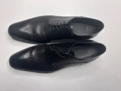 BOSS Tayil Derb Leder Business Schuhe Schwarz UK 10.5 / EU 45 Luxus Elegant