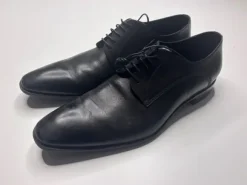 BOSS Tayil Derb Leder Business Schuhe Schwarz UK 10.5 / EU 45 Luxus Elegant