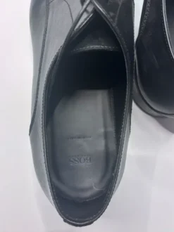 BOSS Tayil Derb Leder Business Schuhe Schwarz UK 10.5 / EU 45 Luxus Elegant