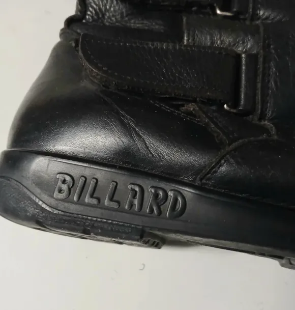 Bottes moto en cuir