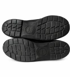 Bottes moto en cuir
