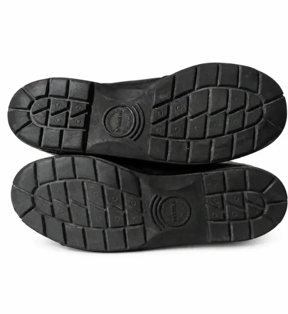 Bottes moto en cuir