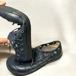 BÄR barefoot leren sneakers donkerblauw maat 40 – slechts 1x gedragen