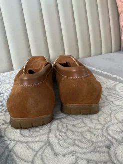 Braune echt Leder Schuhe 42