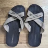 braune Flip Flops Pantolette Slipper von Donnay in Größe 44