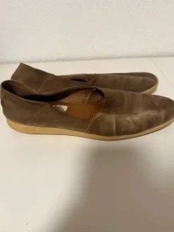 braune Herren-Slipper Wildleder