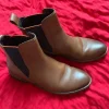 Braune Leder-Stiefeletten / Chelsea Boots von Marco Tozzi – Zeitloser Look – Gr. 38 - Top Zustand