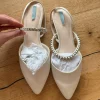 Brautschuhe Slingback Ballerinas
