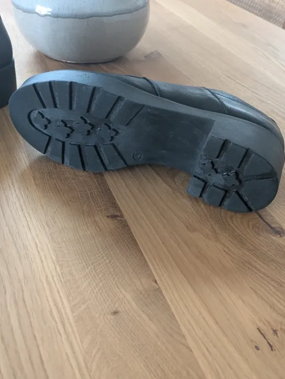 Broder's Schnürschuh schwarz mit Leo Gr. 40