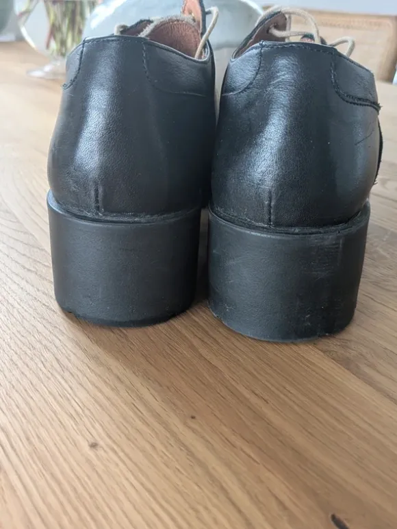 Broder's Schnürschuh schwarz mit Leo Gr. 40