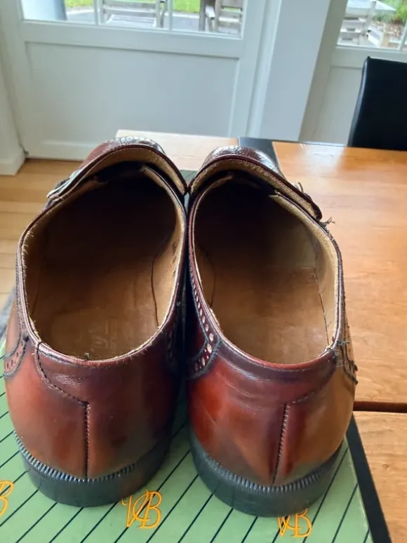 Bruine lederen schoenen maat 42