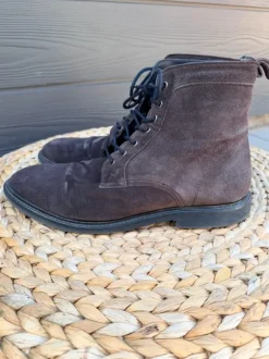 Bruine suede boots H&M
