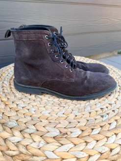 Bruine suede boots H&M