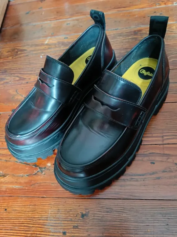 Buffalo Loafer dunkelrot/bordeaux