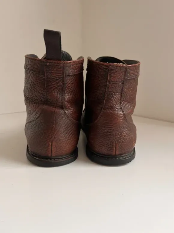 Buffaloleder-Stiefel Made in Italy Gr. 42