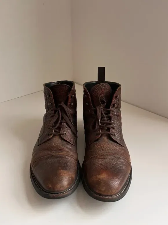 Buffaloleder-Stiefel Made in Italy Gr. 42