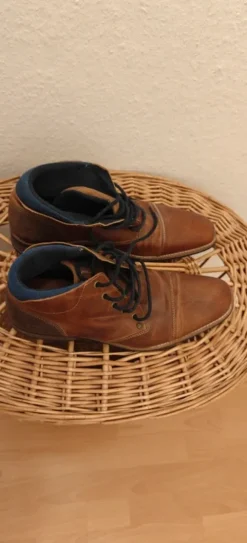 Bullboxer Kelden Herren Lederboots / Schnürstiefeletten braun