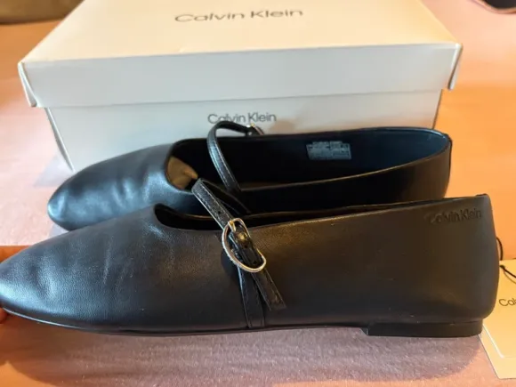 Calvin Klein Ballerinas in Schwarz / Gr. 38 / Wie neu