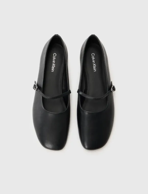 Calvin Klein Ballerinas in Schwarz / Gr. 38 / Wie neu