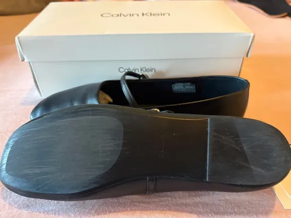 Calvin Klein Ballerinas in Schwarz / Gr. 38 / Wie neu