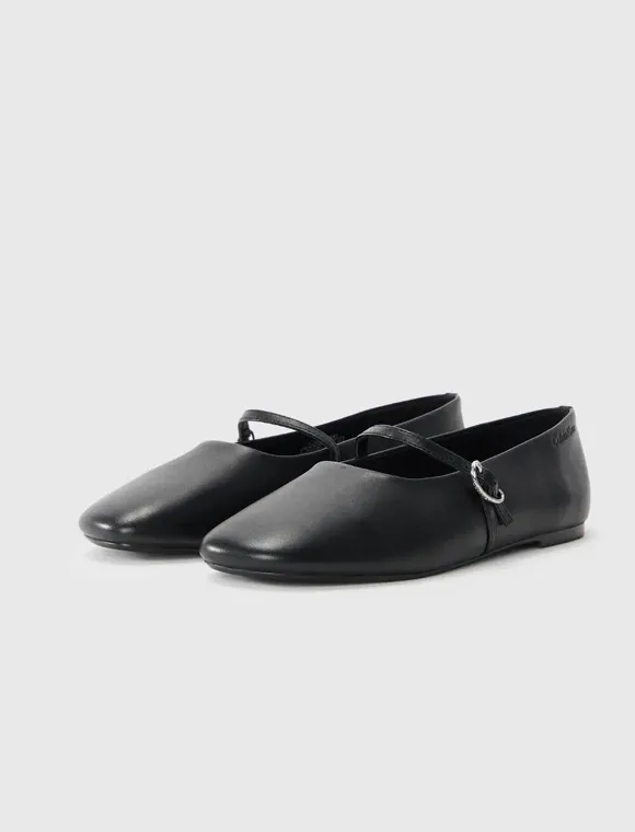 Calvin Klein Ballerinas in Schwarz / Gr. 38 / Wie neu
