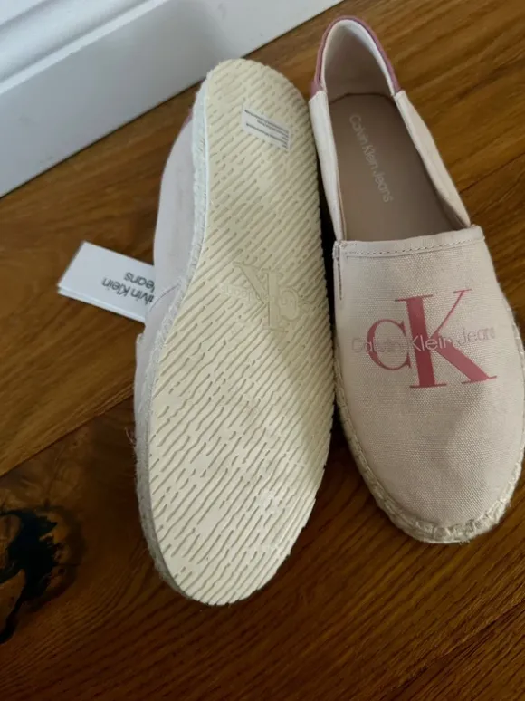 Calvin Klein Espadrille Schuhe Rosa Gr.39