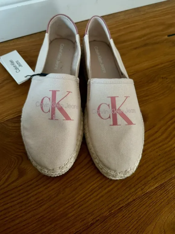 Calvin Klein Espadrille Schuhe Rosa Gr.39