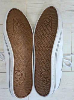 Camp David Bootsschuhe / Segelschuhe - neu & ungetragen - Gr. 44 - Weiß