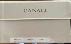 CANALI veterschoen, cognac, maat 45